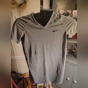 Nike Women's Short Sleeve Gray Tee
